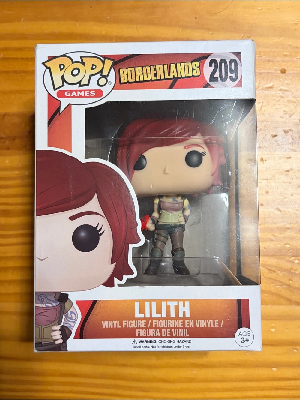 Funko Pop! Borderlands Lilith Vinyl Figure #209 - Red, Brown, Black, Yellow